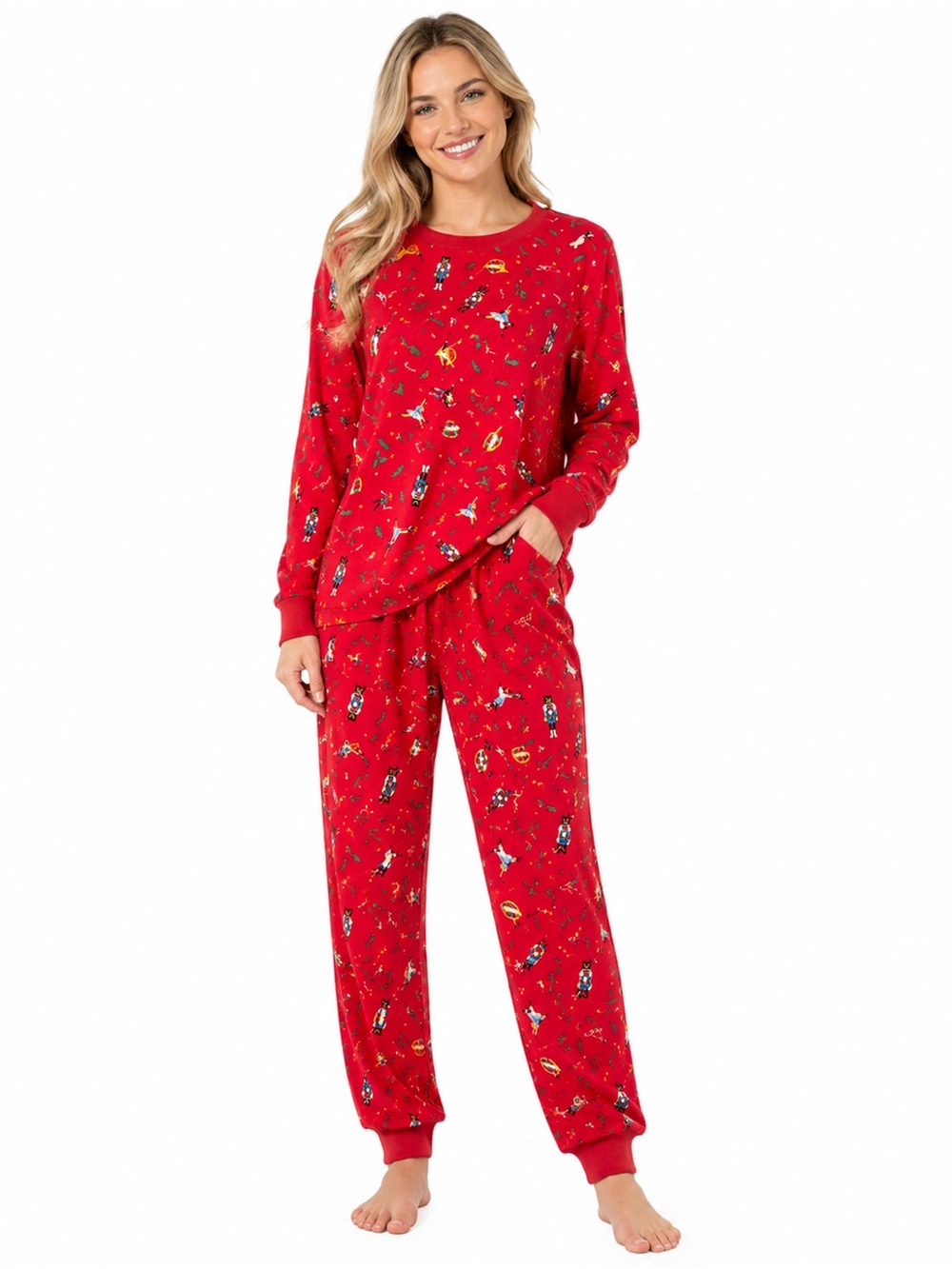 Joyspun Women’s Christmas Nutcracker pajamas - 0753